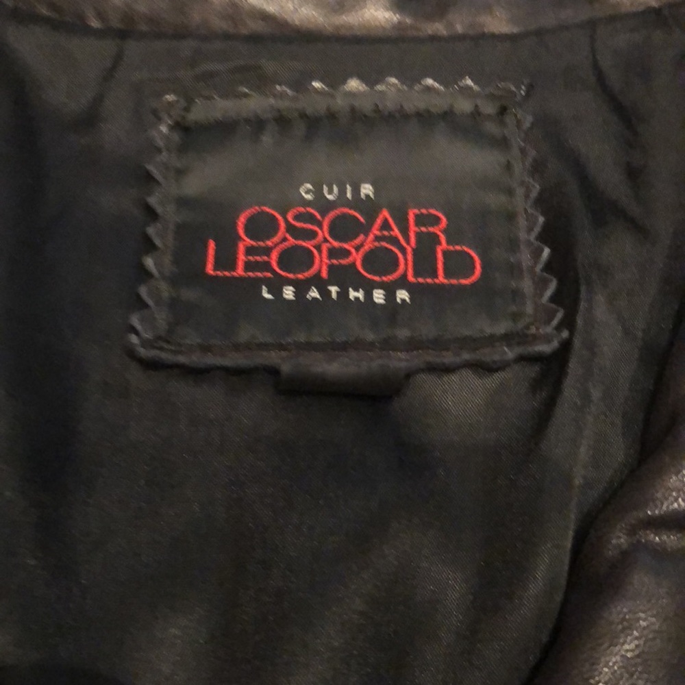 Cuir Oscar Leopold Leather Jacket